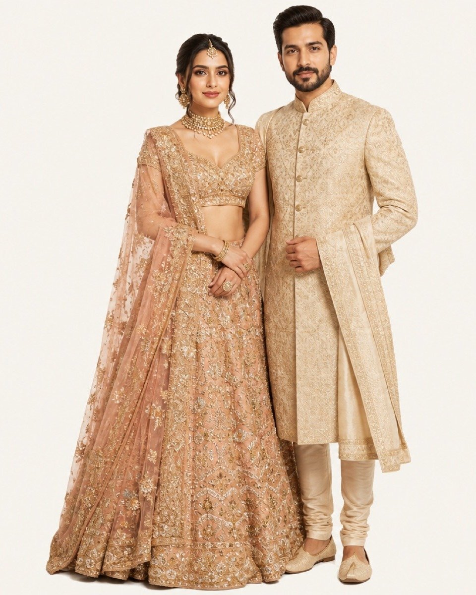 Engagement ceremony outfit