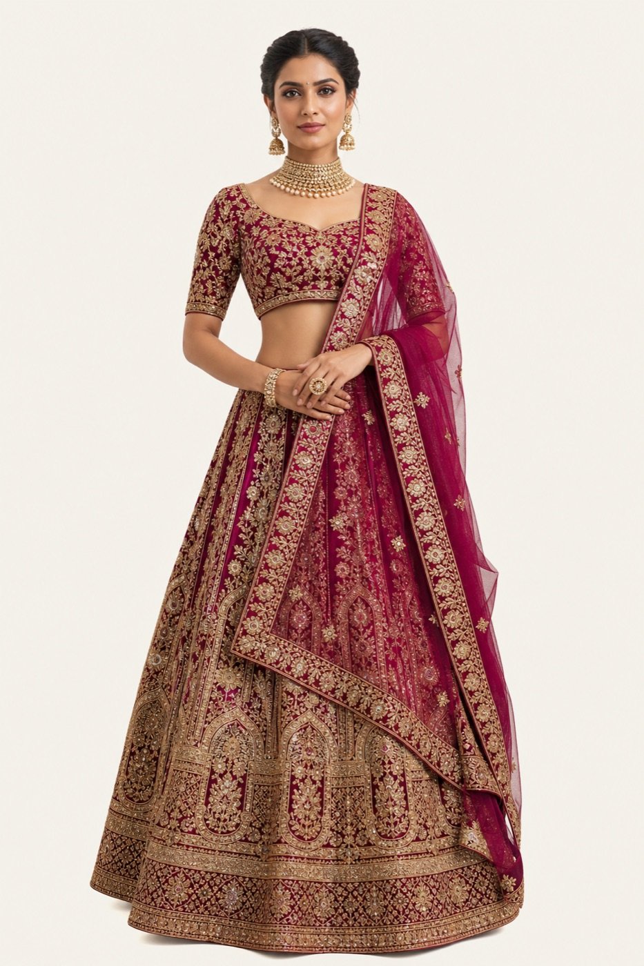 Banarasi silk wedding saree